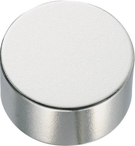 TRU Components Permanent-Magnet Rund N45 Silber Durchmesser: 2 mm, Höhe: 2 mm - Bild 1