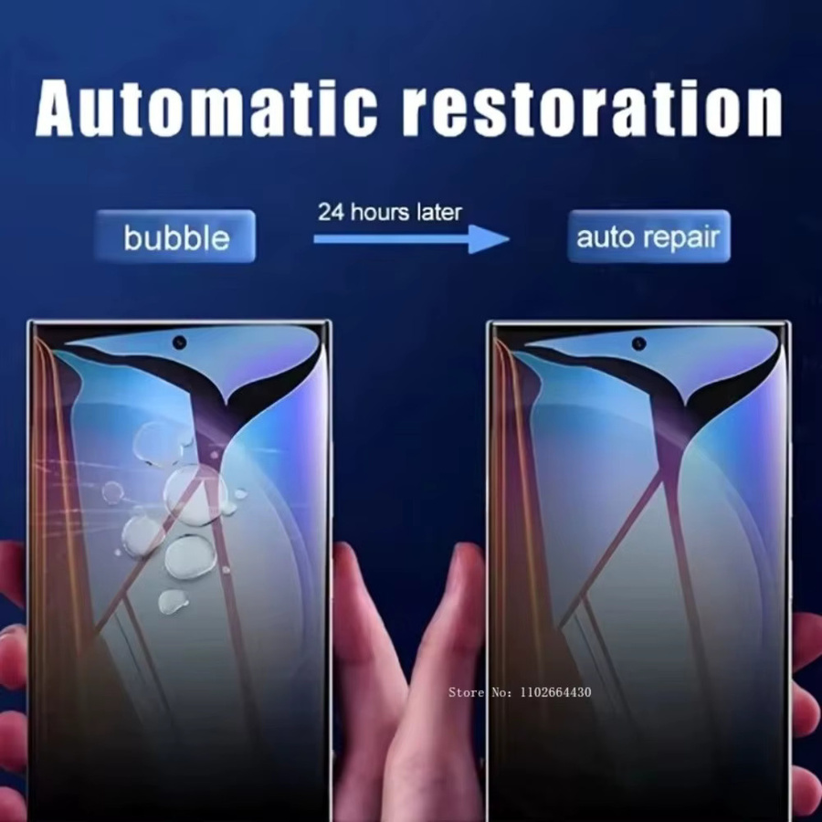 3 Stück Anti-Spy Hydrogel Displayschutzfolien für Honor Magic 7 Pro, Magic 6 Pro und Magic 6 Lite, transparent - Bild 1