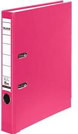 Falken PP-Color Ordner A4 mit Hebelmechanik aus PP-Folie, Farbe: pink, Rückenbreite: 50 mm - Bild 1