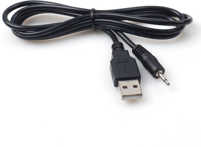 LANO USB auf 2,5 mm Mono Audiokabel zum Laden und für Audio, passend für Kopfhörer, Mikrofone, Auto-Audio und Bluetooth-Headsets - Bild 1