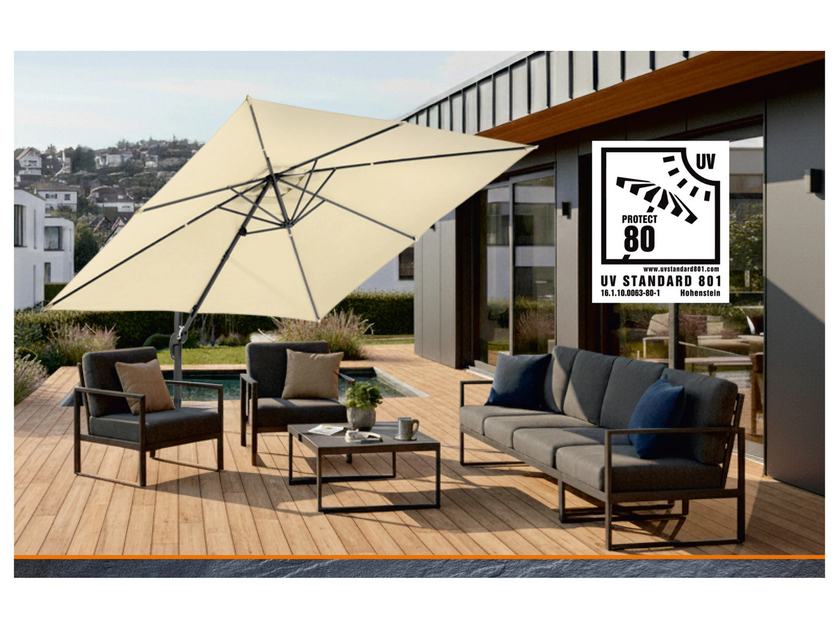 SCHNEIDER Velencia Markise in Anthrazit mit modernem Design, B/H: 250 x 250 cm - Bild 2