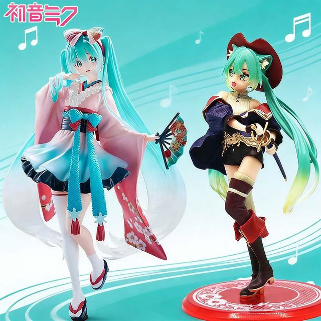 Bandai Hatsune Miku Mädchen, PVC-Modell, bunt - Bild 1