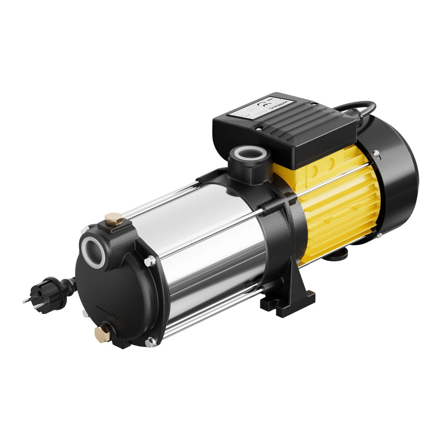 Wiltec Mehrstufige Kreiselpumpe Hauswasserwerk Jetpumpe mit 6600L/H und 900W in Multicolor - Bild 2