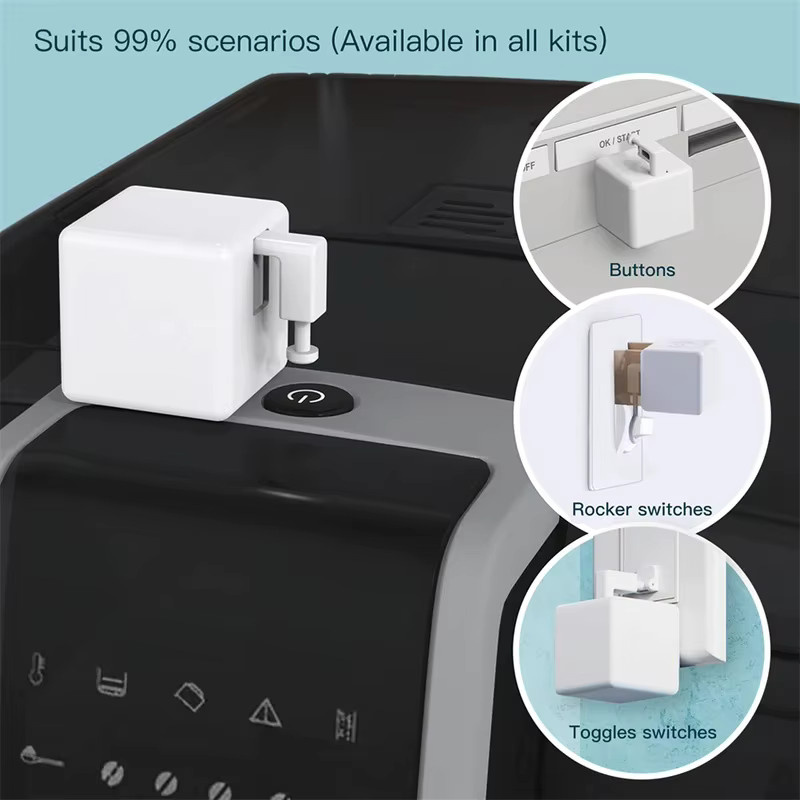 RSH Smart Fingerbot Schalter-Timer-Steuerung in Schwarz, kompatibel mit Tuya Smart, Alexa und Google Assistant via Wi-Fi - Bild 5