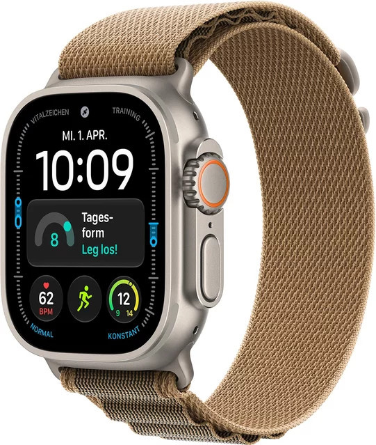 Apple Smartwatch Ultra, Titan, 49 mm, Cellular, Unisex - Bild 1