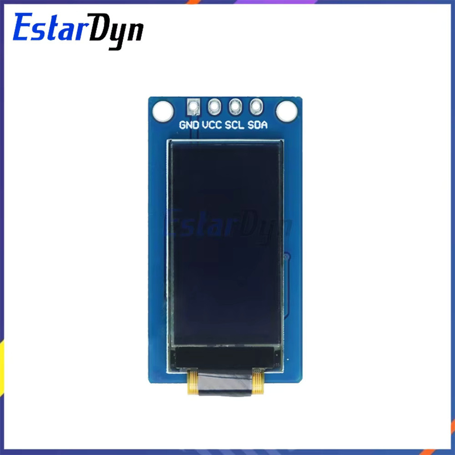 Estardyn OLED-Display 0,96 Zoll mit SSD1107 vertikales Bildschirmmodul in Weiß und Blau für Raspberry Pi und ESP32 DIY - Bild 2