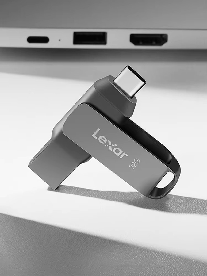 Lexar JumpDrive Dual Drive D400 USB-Stick mit USB 3.1 Typ C und Typ A Anschluss für PC und Mac - Bild 3