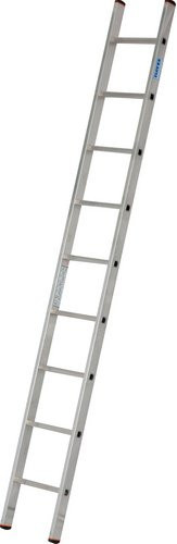 Krause Anlegeleiter Sibilo aus Aluminium in Silber, 9 Sprossen, B: 36,0 cm, T: 6,0 cm, H: 270,0 cm - Bild 1