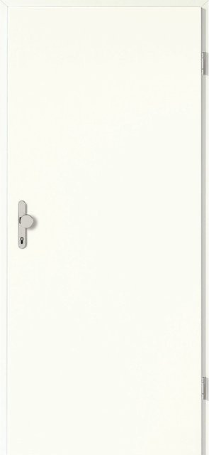 GetaDoor Wohnungseingangstür KK3 Sonder CPL Weiß, Anschlag Rechts, B: 73,5 cm, H: 198,5 cm - Bild 1