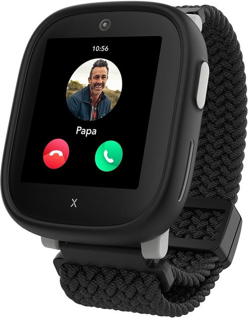 Xplora X6Play 2. Generation Kinder-Smartwatch mit e-SIM, GPS und wasserfester Funktion in Schwarz - Bild 1
