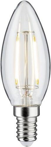 Paulmann LED Filament Kerzenlampe E14 2,6W Warmweiß Transparent Durchmesser: 3,5 cm, Höhe: 9,8 cm - Bild 1