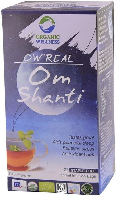 Om Shanti Kräutertee, koffeinfrei, Teebeutel, 25 Stück - Bild 1
