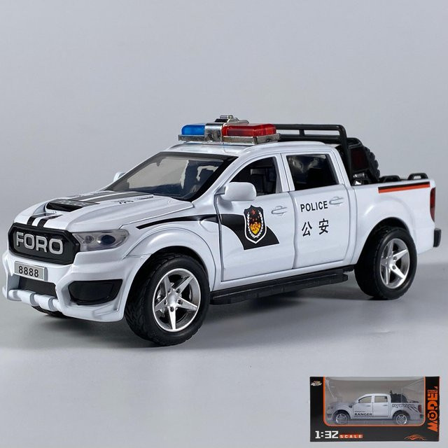 Linyi toy car Ford Ranger Raptor Stil Offroad Pickup F350 Livery Edition, Modellauto, 1:32, Metall, ab 18 Jahre - Bild 1