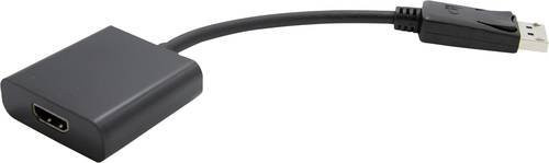 Value DisplayPort auf HDMI Adapterkabel Schwarz 0,15 m - Bild 1