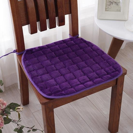 DachaSport Sitzkissen aus Polyester in Violett, quadratisch und atmungsaktiv, B/B: 50 x 50 cm