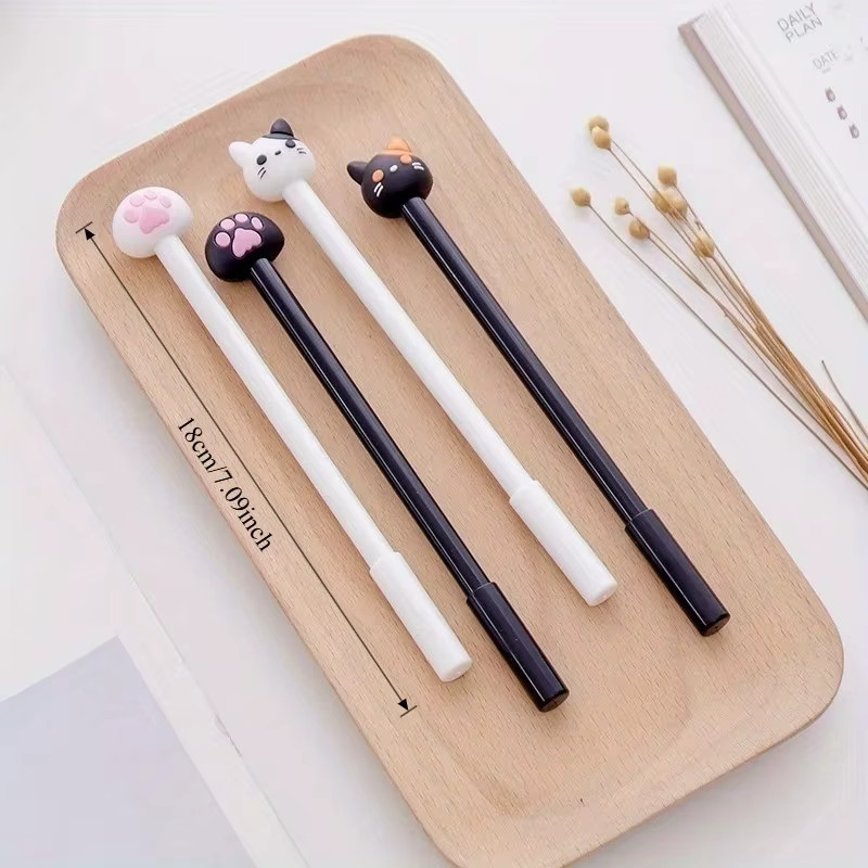 10 Stück Kawaii Cat Paw Gelstifte in Multicolour mit 0,5 mm Tintenstärke für Schule, Büro und Journaling - Bild 2
