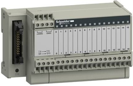 Schneider Electric ABE7R16S111 Klemmenblock für Verteilung boards in Grau - Bild 1