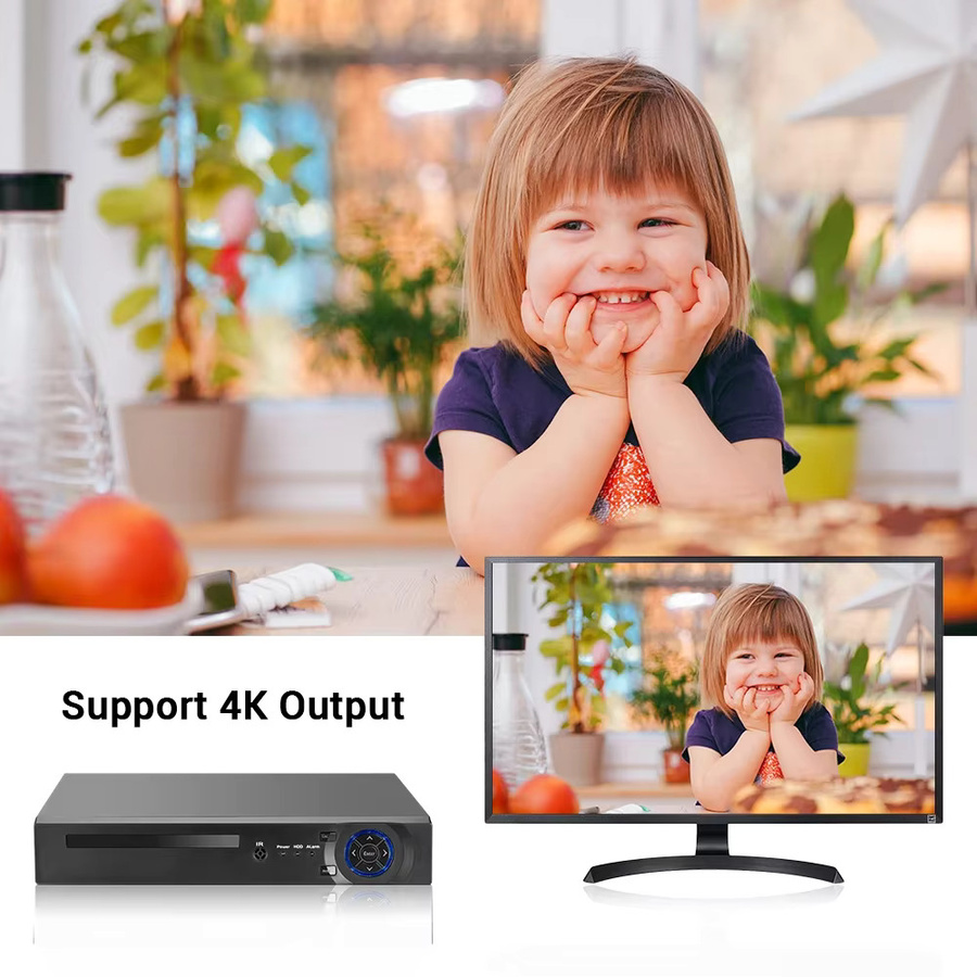 Xmeye 4K 8MP PoE NVR Sicherheitssystem mit Gesichtserkennung und Fernzugriff in Schwarz - Bild 5
