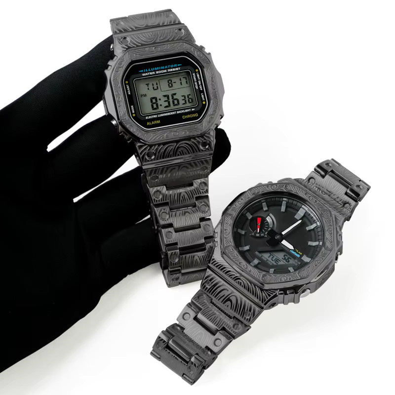 Uhrenarmband Edelstahl, Silber - Bild 2