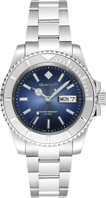 Gant Armbanduhr Watertown, Quarz, Edelstahl, Blau, 41 mm, Herren - Bild 1