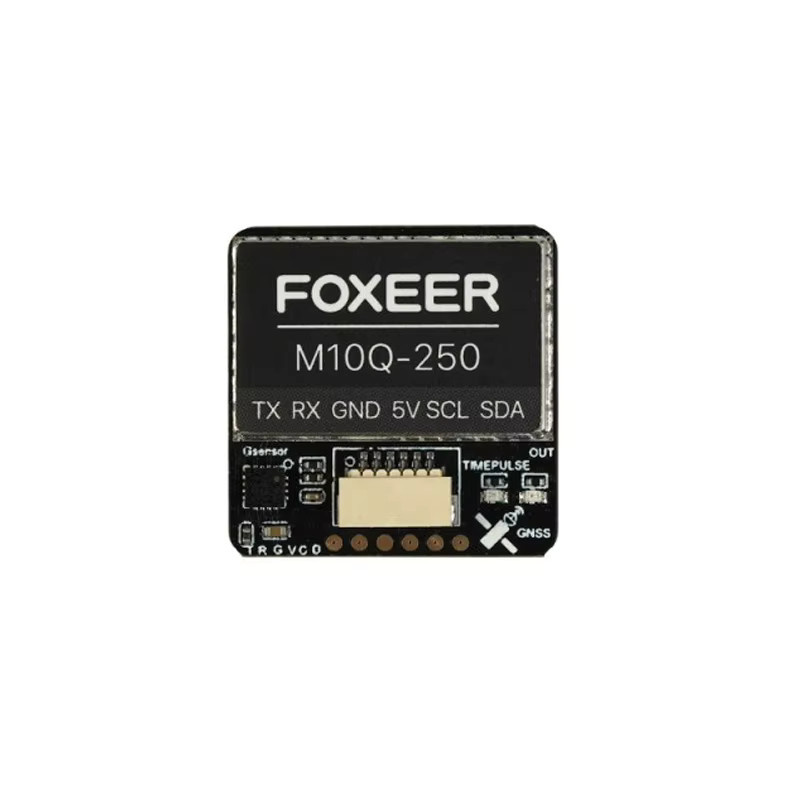 Foxeer M10Q-180 M10Q-250 M10 Dual-Protokoll GPS-Modul mit integriertem QMC5883 Kompass und Keramikantenne in Schwarz für RC-Flugzeuge und FPV Langstreckenflüge - Bild 2