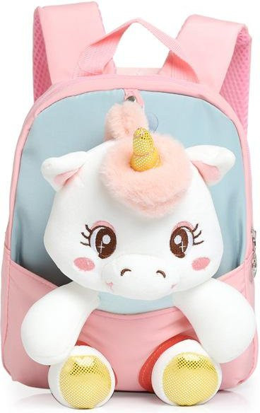 Fashnics Einhorn Rucksack, Plüsch / Textil, rosa, ab 3 Jahre - Bild 1