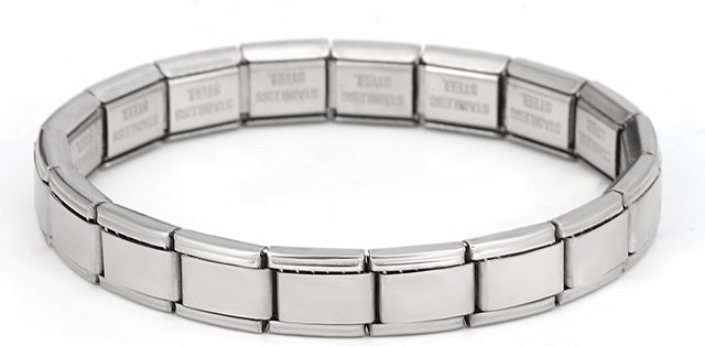 AENSOA Charms Armband Edelstahl, Silber, Damen - Bild 1