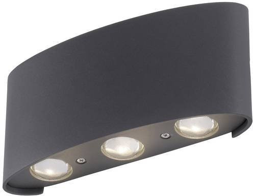 Paul Neuhaus LED-Wandleuchte Carlo 3-flammig Anthrazit B/H/T: 17 x 8 cm - Bild 1