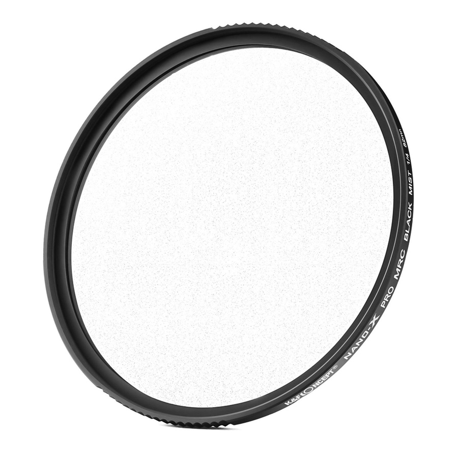 K&F CONCEPT Black Mist 1/4 Soft Focus Diffusionsfilter, 62mm, Schwarz - Bild 4