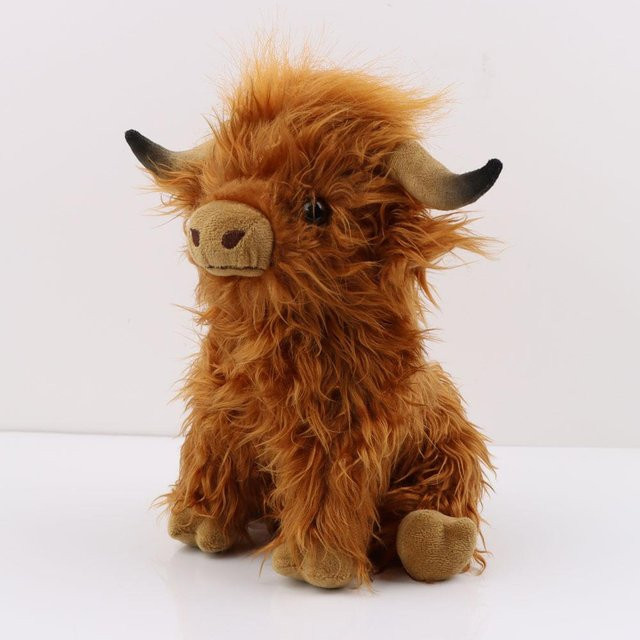Schottisches Hochlandrind Plüschtier, braun, 25cm, ab 7 Jahren - Bild 1