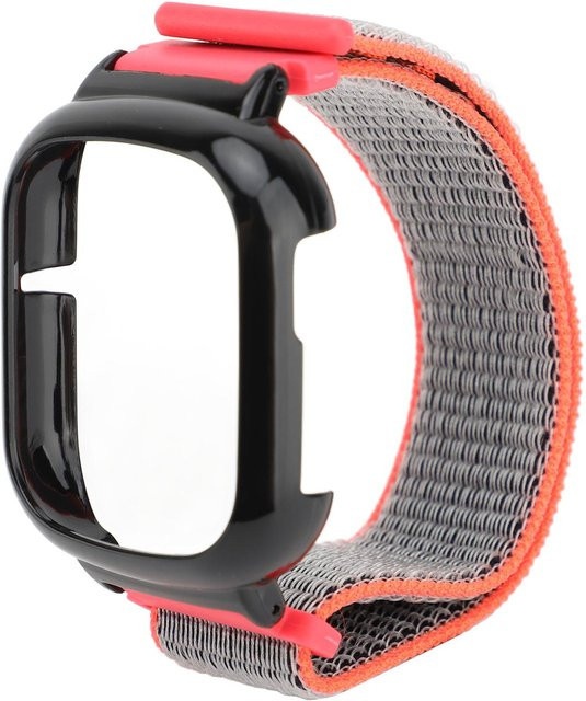 Neoglint Uhrenarmband Klettverschluss, Nylon, Rosa, Unisex - Bild 1