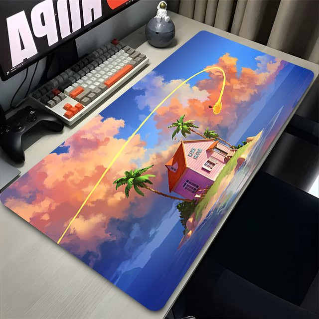 Bandai Dragon Ball Mauspad XL Super Saiyajin Goku Multicolour Rutschfestes Mauspad mit HD-Druck für Gamer und PC-Schreibtische - Bild 1