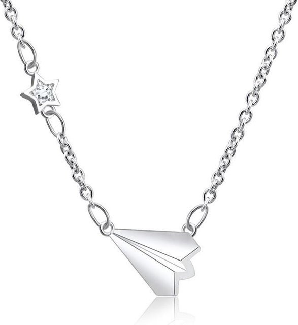 Wucifang Jewelry Halskette, Kupfer, Silber, Damen, 45 cm - Bild 1