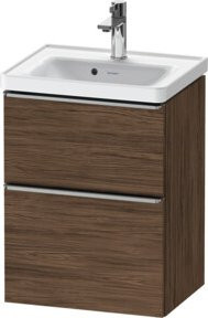 Duravit Waschtischunterschrank D-Neo in Braun, Wandhängend, B/T/H: 48,4 x 37,2 x 62,5 cm - Bild 1