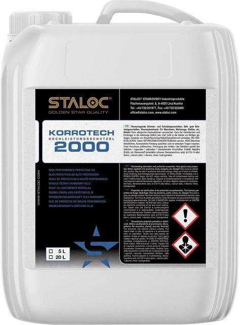 Staloc Korrotech 2000 Multi Hochleistungsschmierstoff als Mehrzwecköl im 5 l Kanister - Bild 1