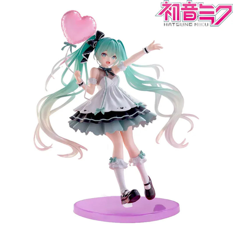 Bandai Hatsune Miku Anime-Figur aus Kunststoff, mehrfarbiges Sammlerstück als Ornament - Bild 2