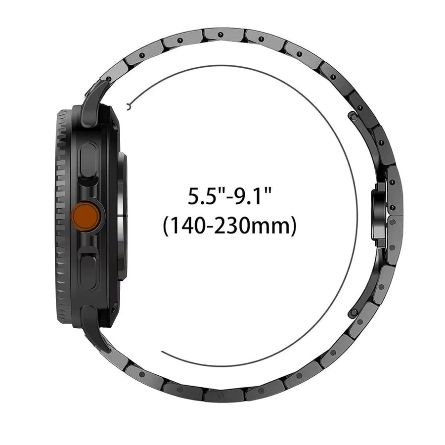 Uhrenarmband Edelstahl, Klassisch, Unisex - Bild 5