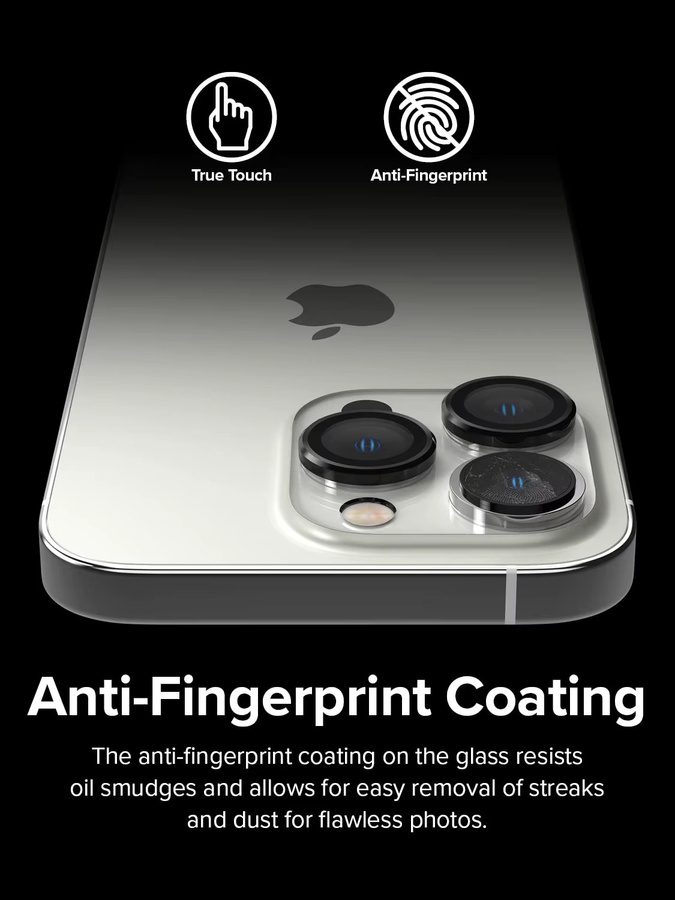 JMUYTOP Kameraobjektivschutz aus Aluminiumlegierung und gehärtetem Glas für iPhone 15 14 13 Pro Max Plus in Silber - Bild 4