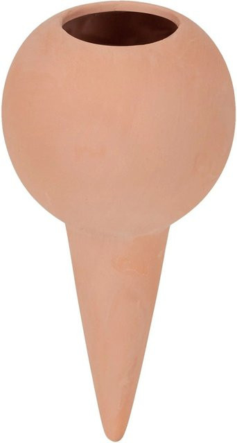 Relaxdays Tonkegel 4er Set aus Keramik in Terrakotta, wasserdurchlässig für Zimmerpflanzen, Balkonkästen und Hochbeete, Höhe: 18 cm, Durchmesser: 9 cm - Bild 1