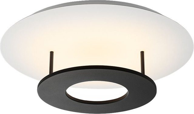 Holtkötter Nova D LED-Deckenleuchte Schwarz aus Aluminium mit warmweißem Licht (2700K) dimmbar - Bild 1