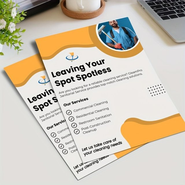 Maßgeschneiderte Werbeflyer und Poster in den Formaten A4, A5 oder A6, beidseitig bedruckt auf 150g Papier, mehrfarbig - Bild 1