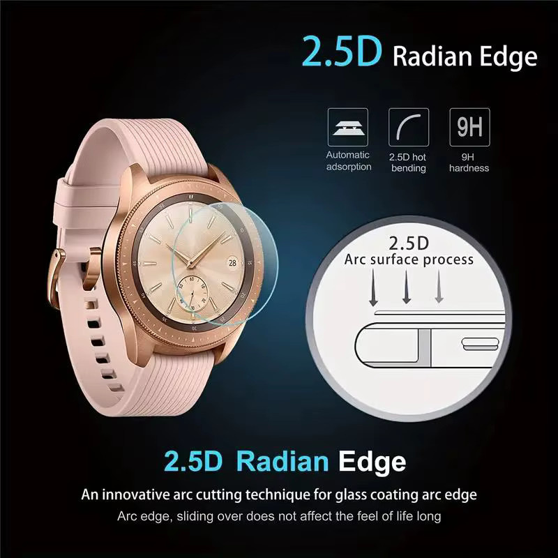 Samsung Displayschutzfolien Glas, 5 Stück, Galaxy Watch Watch4 Watch5 Watch6 - Bild 5