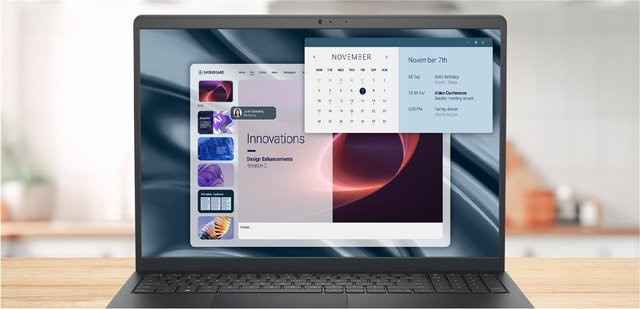 Dell Pro 15 Essential PV15255 Notebook Schwarz mit 15,6 Zoll Full HD Display, AMD Ryzen 3 7320U, 8GB RAM, 512GB SSD, Windows 11 Pro, USB-C und Wi-Fi - Bild 1