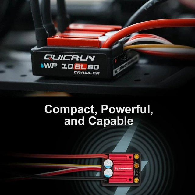 Hobbywing Quicrun WP 10BL80 ESC & Bürstenloser Motor, RC Autoteile - Bild 1