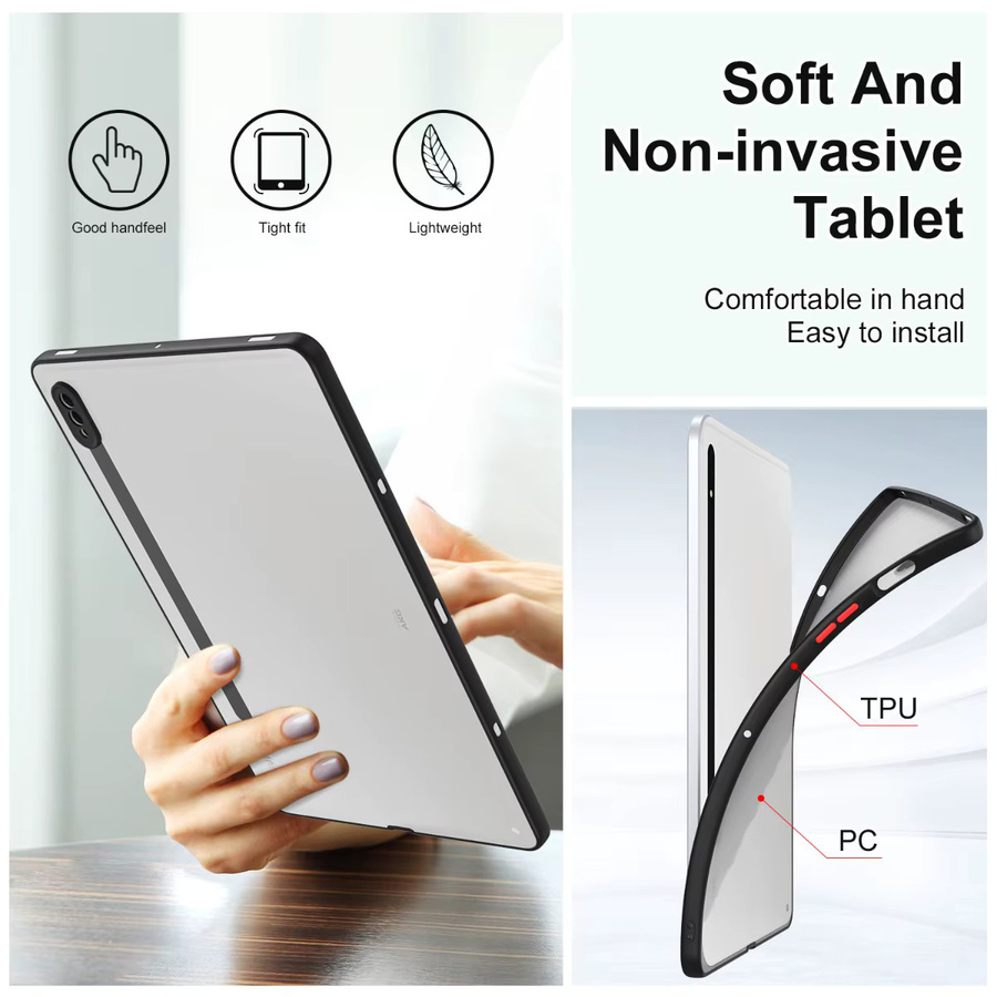 Samsung Tablet-Hülle in Rot für Galaxy Tab S7 S8 S9 S10 11 Zoll, S9 Plus S10+ 12,4 Zoll, A9 Plus, S6 Lite und A9 8,7 Zoll Hartschalenhülle - Bild 1