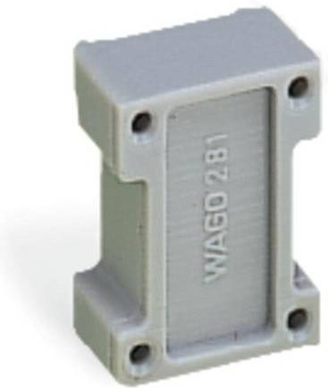 WAGO 281-419 Blindmodul in Grau, 100 Stück - Bild 1