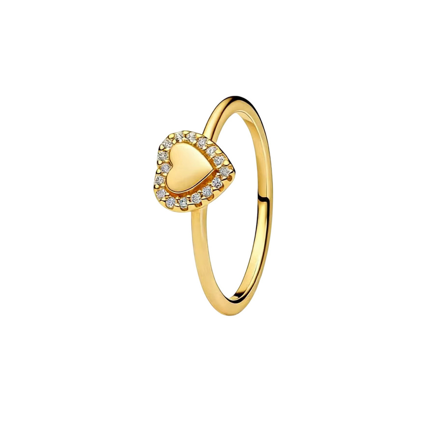 Potdemiel Ring 925 Silber, Bicolor, Zirkonia, Unisex - Bild 2
