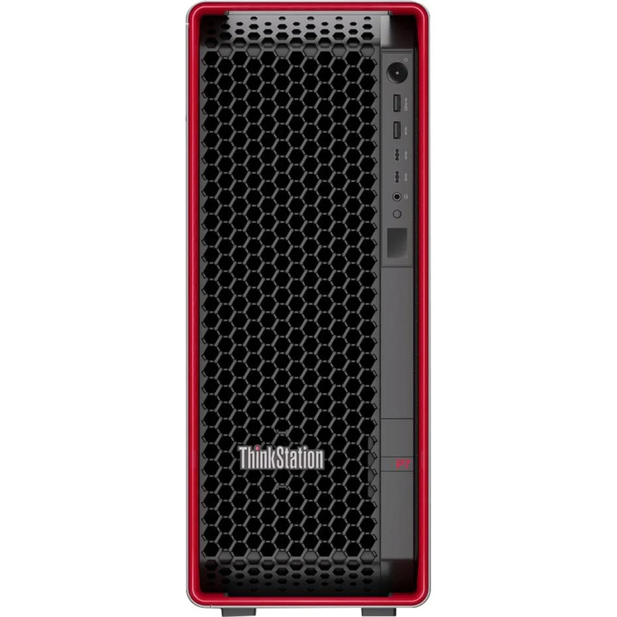Lenovo ThinkStation P7 Workstation mit Intel Xeon W7-3565X, 64GB RAM, 1TB SSD, Full Tower, Schwarz/Rot - Bild 2