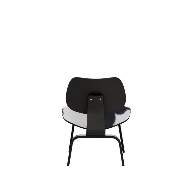 Vitra Plywood Group LCW S Sessel mit Schichtholzrahmen und Fellbezug in Multicolour - Bild 3