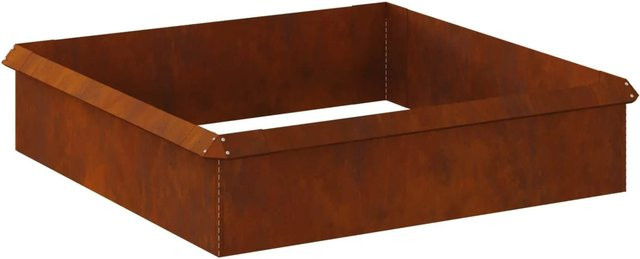 vidaXL Schneckenzaun aus wetterfestem Stahl, 8er Set, Farbe: Braun/Grau - Bild 1